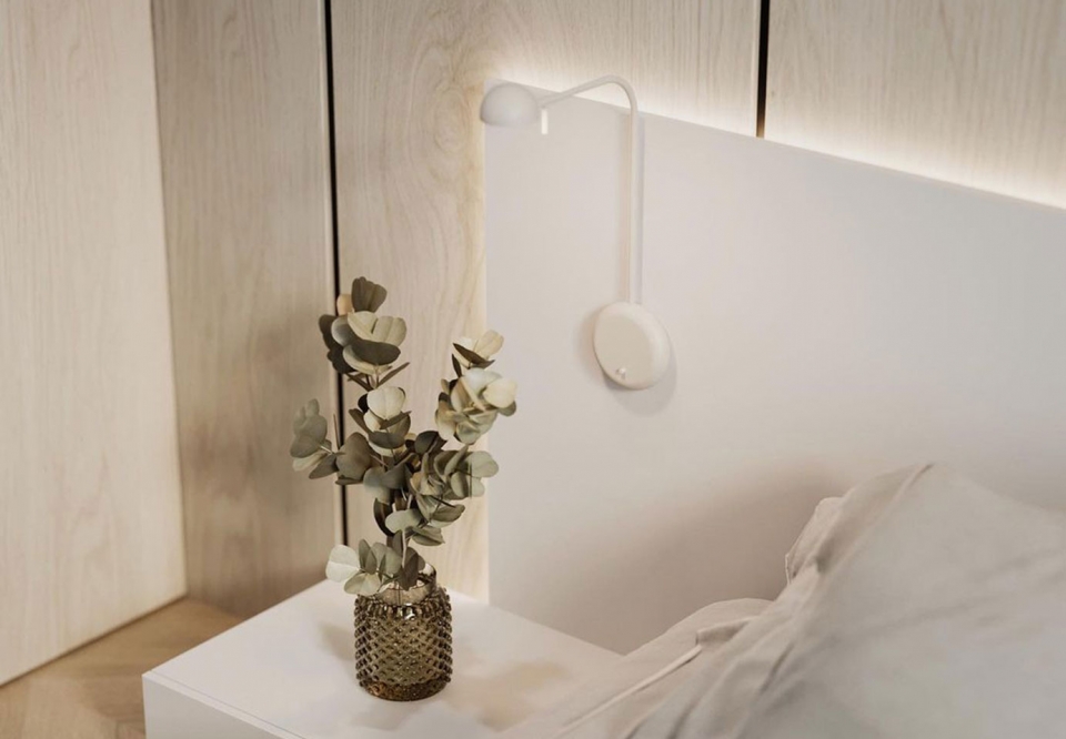Pin Wall Light: An Interplay of Geometric Forms | Vibia