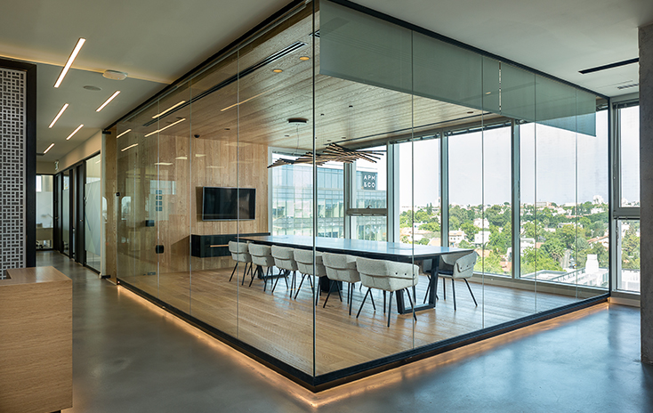 Rhythm pendant at Regus Business Centre in Tel Aviv