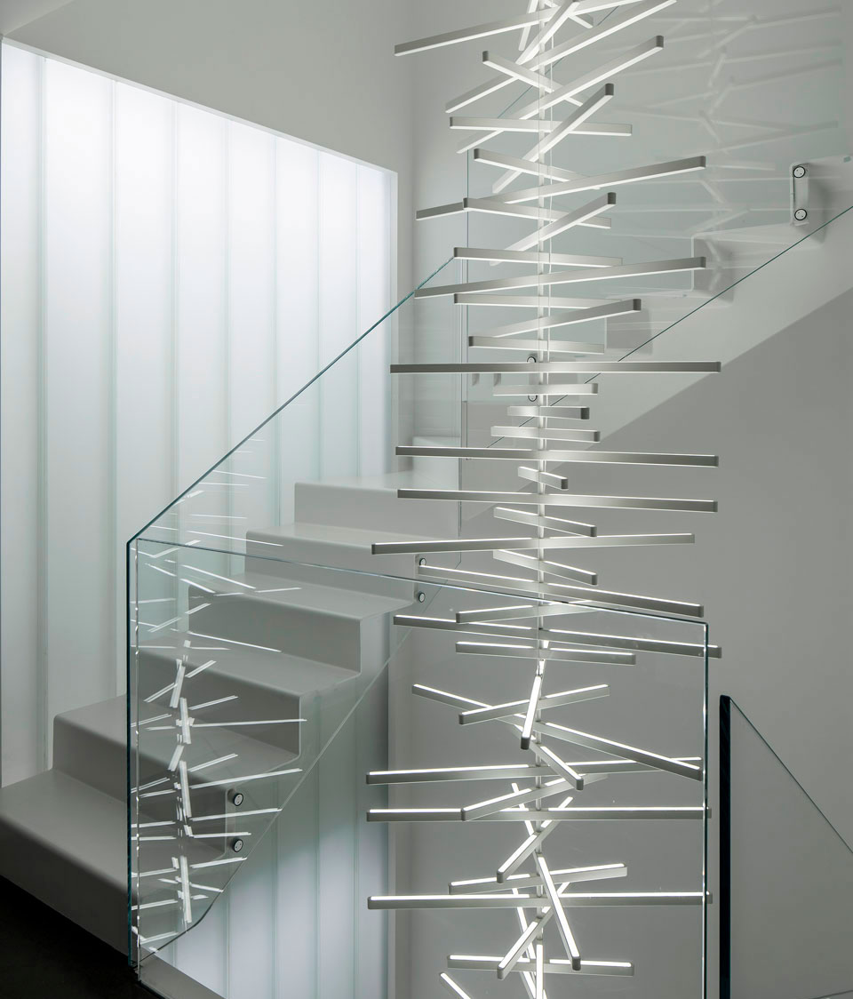 Vibia - Stories - Stairwell Ideas - Rhythm Vertical