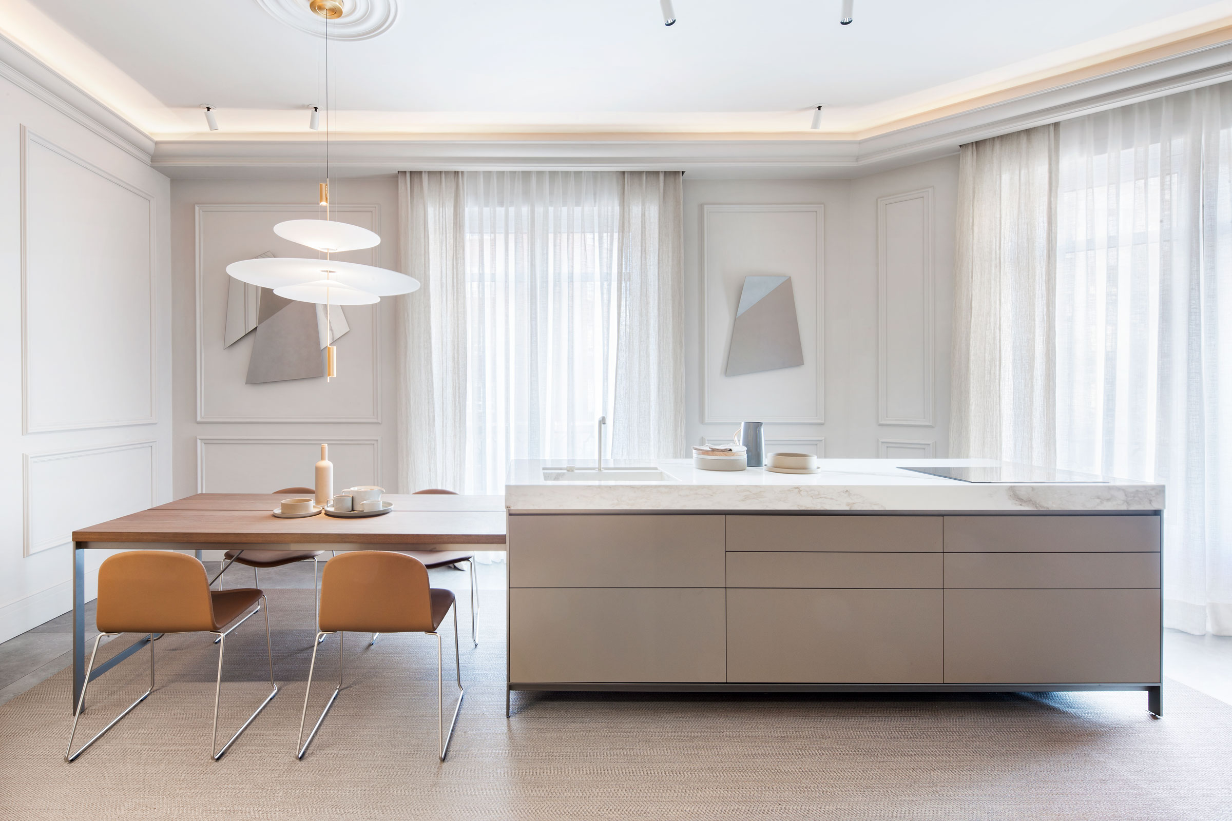 Vibia The Edit - Vibia Lighting Takes Centre Stage in Kitchen Designs - Flamingo