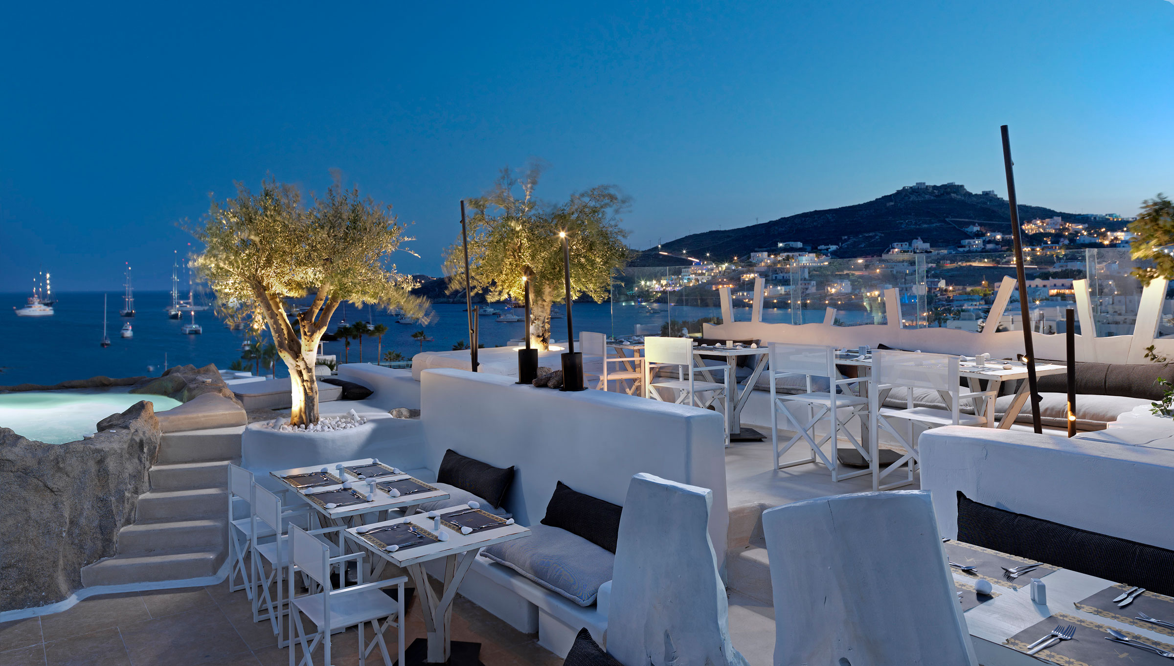 Vibia The Edit -Vibia Designs Brighten a Boutique Mykonos Hotel - Bamboo