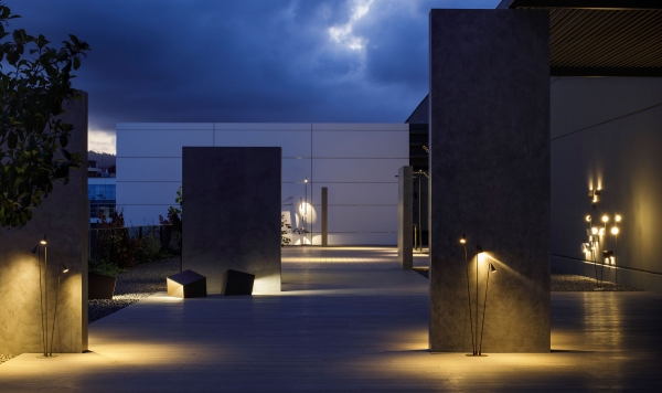 Vibia Product Display Vibia Headquarters’ Terraces: A Curated Display of Outdoor Lighting ...