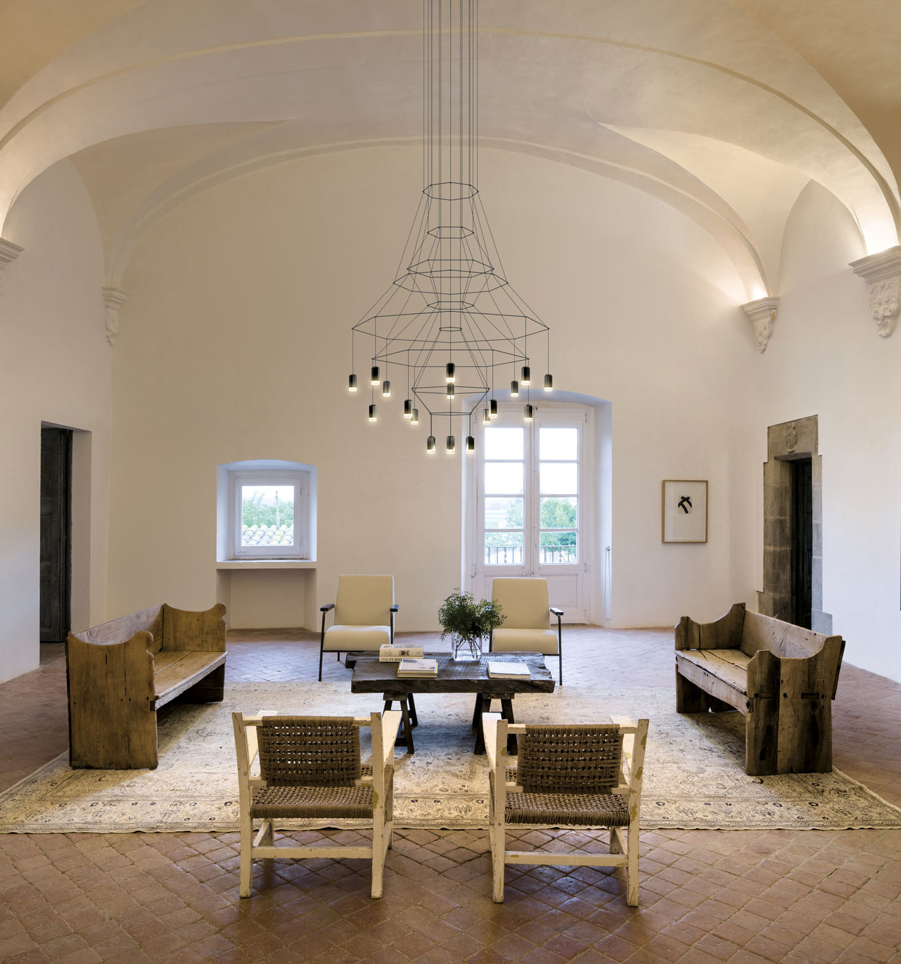 Vibia The Edit - Iconic Chandeliers - Wireflow Chandelier