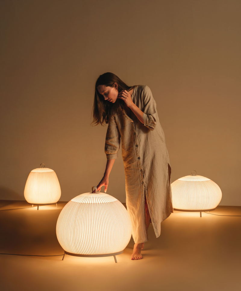 miyamiya❤️　Bibiy ANGELIQUE KNIT White Introducing Knit: Reflections on Light and Materiality | Vibia