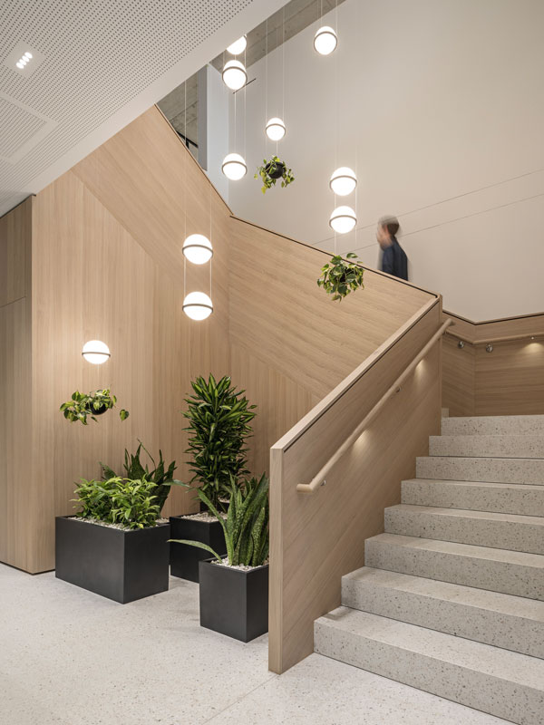 Vibia The Edit - Elevated stairwell lighting