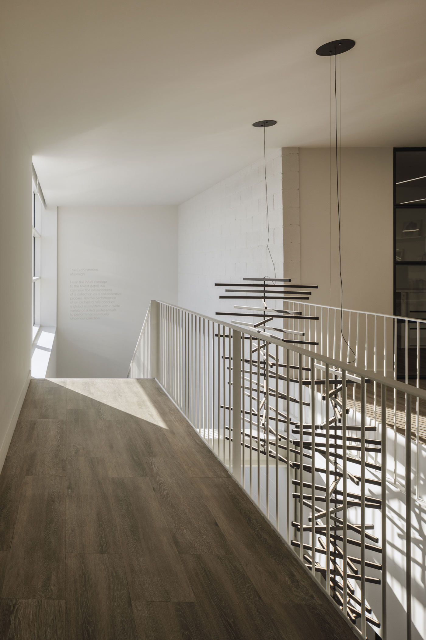 Vibia The Edit - Elevated stairwell lighting - Rhythm