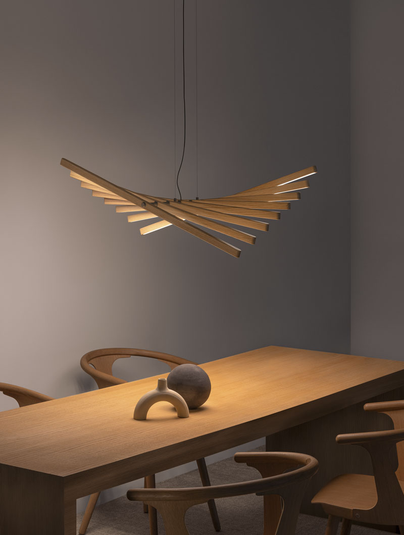 Vibia The Edit - A natural touch: Rhythm in wood