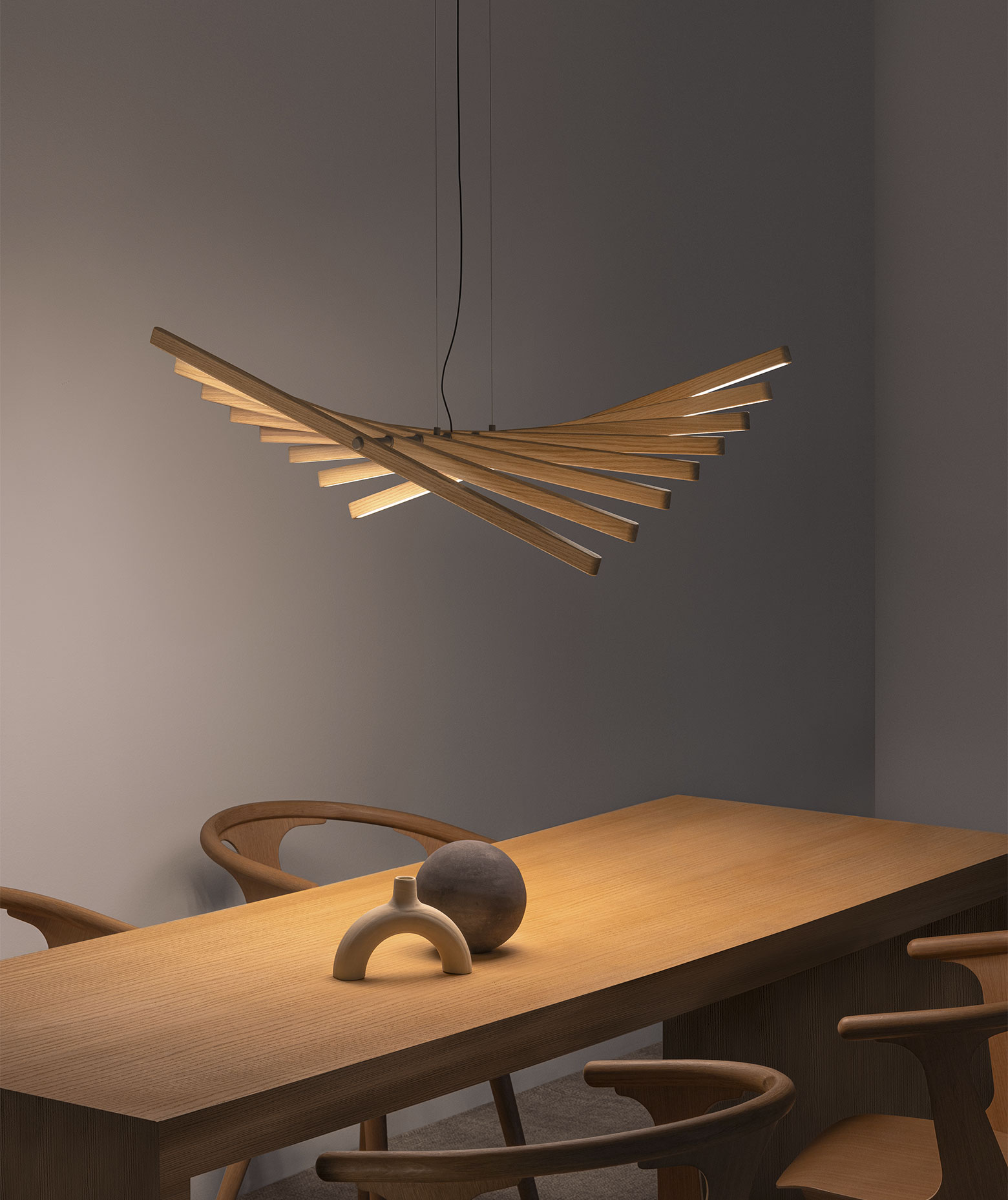 Vibia The Edit - A natural touch: Rhythm in wood