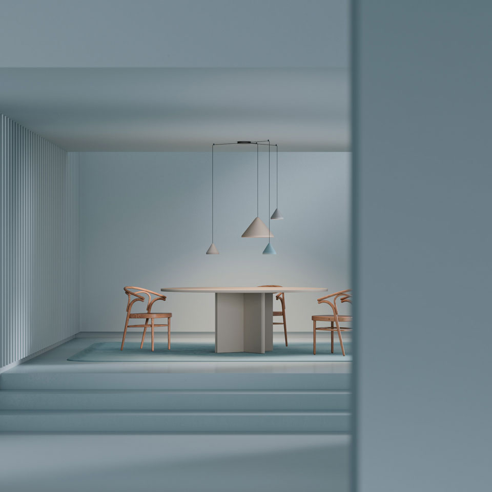 Vibia The Edit - How to compose with North?