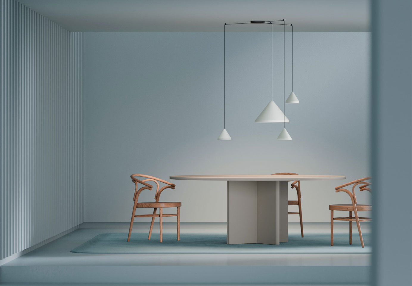 Vibia The Edit - How to compose with North?