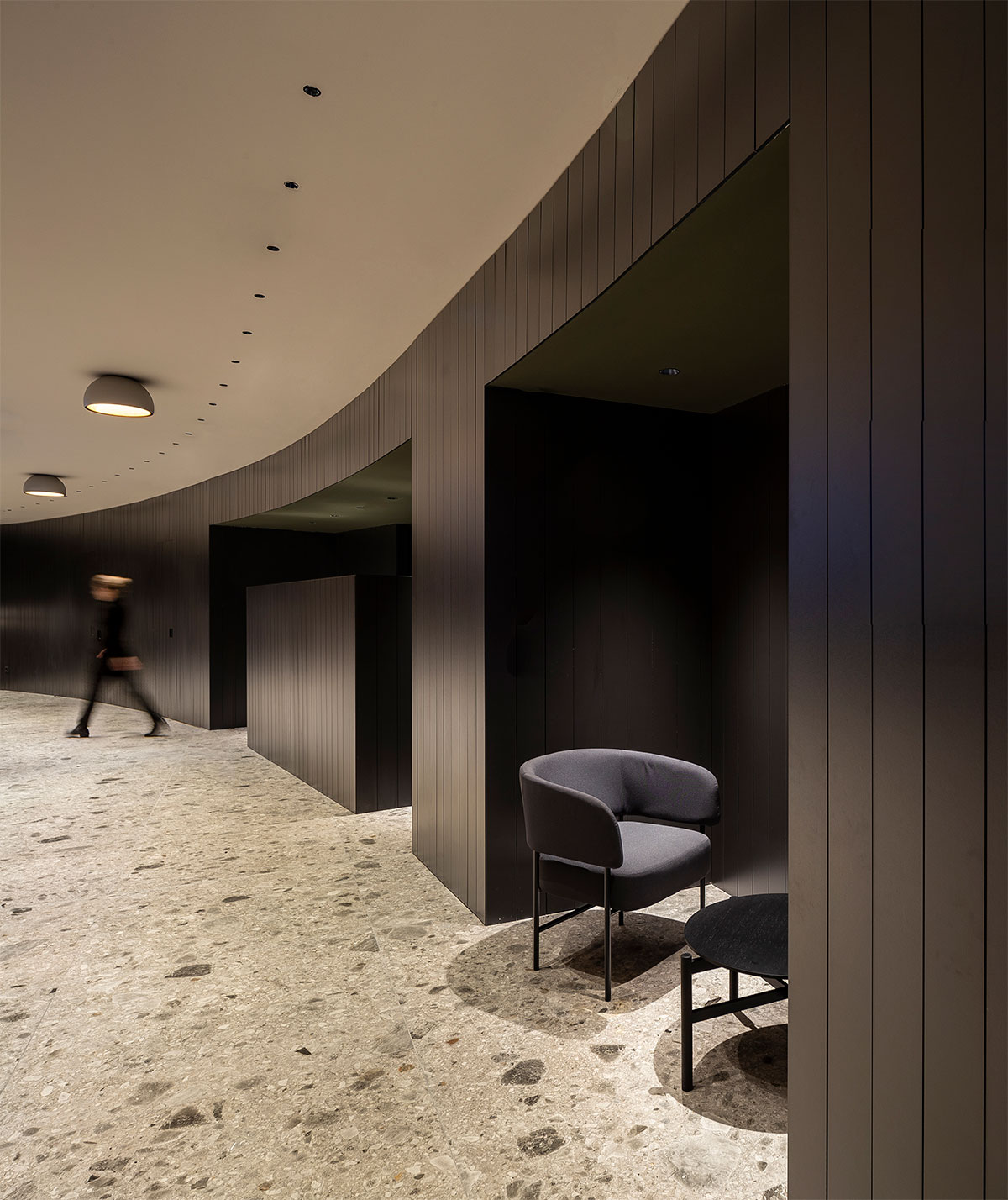 Vibia The Edit - Duo ceiling lamps brighten a financial centre in Barcelona