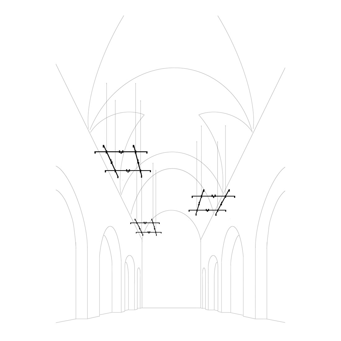 Vibia The Edit - Nexum redefines the chandelier as an architectural lighting system